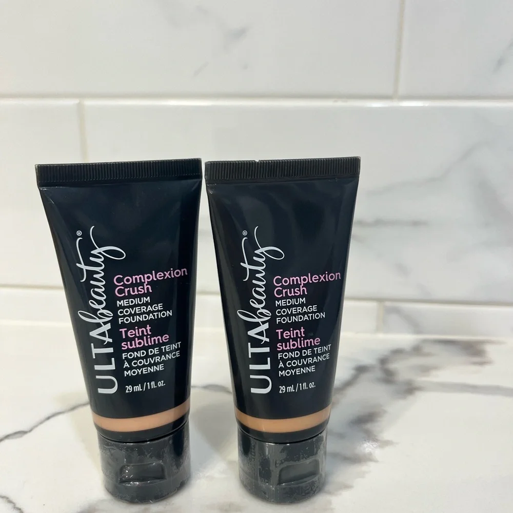 New set of‎ 2 1 fl oz Ulta Beauty Medium Coverage Foundation, Light Medium Cool